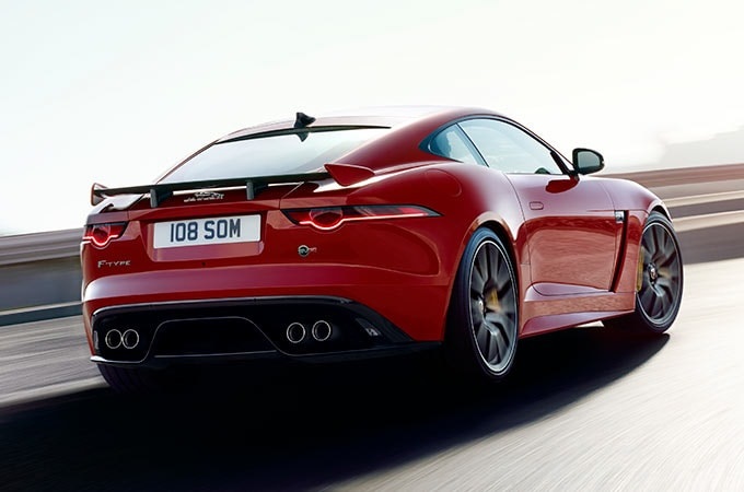 jaguar f type svr spoiler