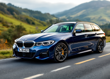 BMW MH3 Touring in movimento su strada