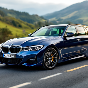 BMW MH3 Touring in movimento su strada