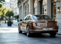 Bentley Flying Spur ibrida in un ambiente elegante