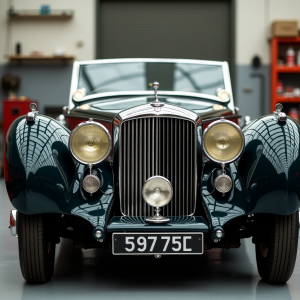 Bentley Speed Six in un contesto vintage affascinante