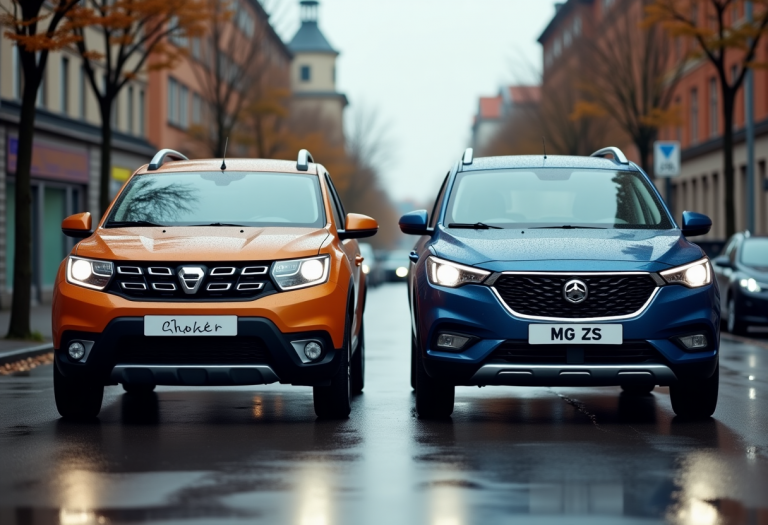 Confronto tra Dacia Duster Hybrid e MG ZS Hybrid