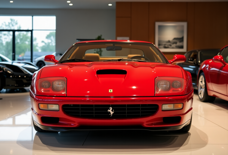 Ferrari 296 GTB N-Largo in un ambiente urbano