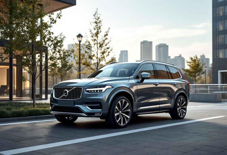 Volvo XC90 restyling 2023, SUV di lusso in movimento