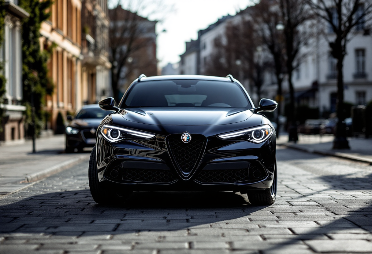 Alfa Romeo Stelvio in servizio della Polizia Stradale