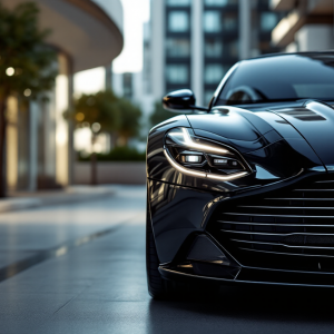 Aston Martin Valhalla in esposizione con design elegante