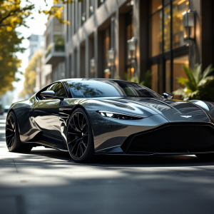 Aston Martin Valhalla in movimento su strada