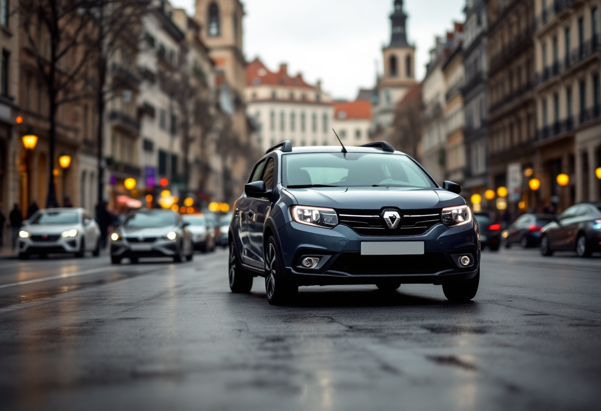 Dacia Sandero in cima alla classifica auto vendute in Europa