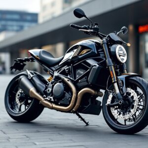 Ducati Diavel V4 2025 in esposizione con nuove caratteristiche