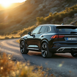 Hyundai Santa Fe Plug-in Hybrid in movimento su strada