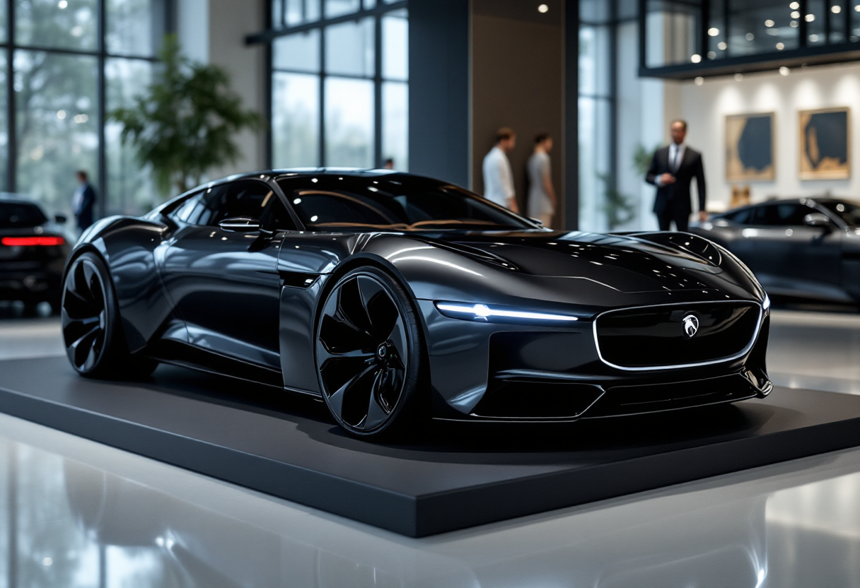 Jaguar GT concept, un'auto di lusso futuristica