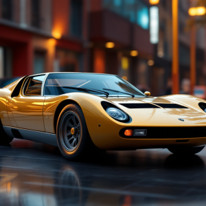 Liberty Walk presenta la Lamborghini Miura in un design audace