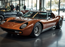 Lamborghini Miura restomod da Liberty Walk in esposizione