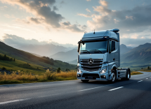 Mercedes-Benz Actros L in azione su strada