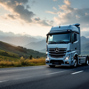 Mercedes-Benz Actros L in azione su strada