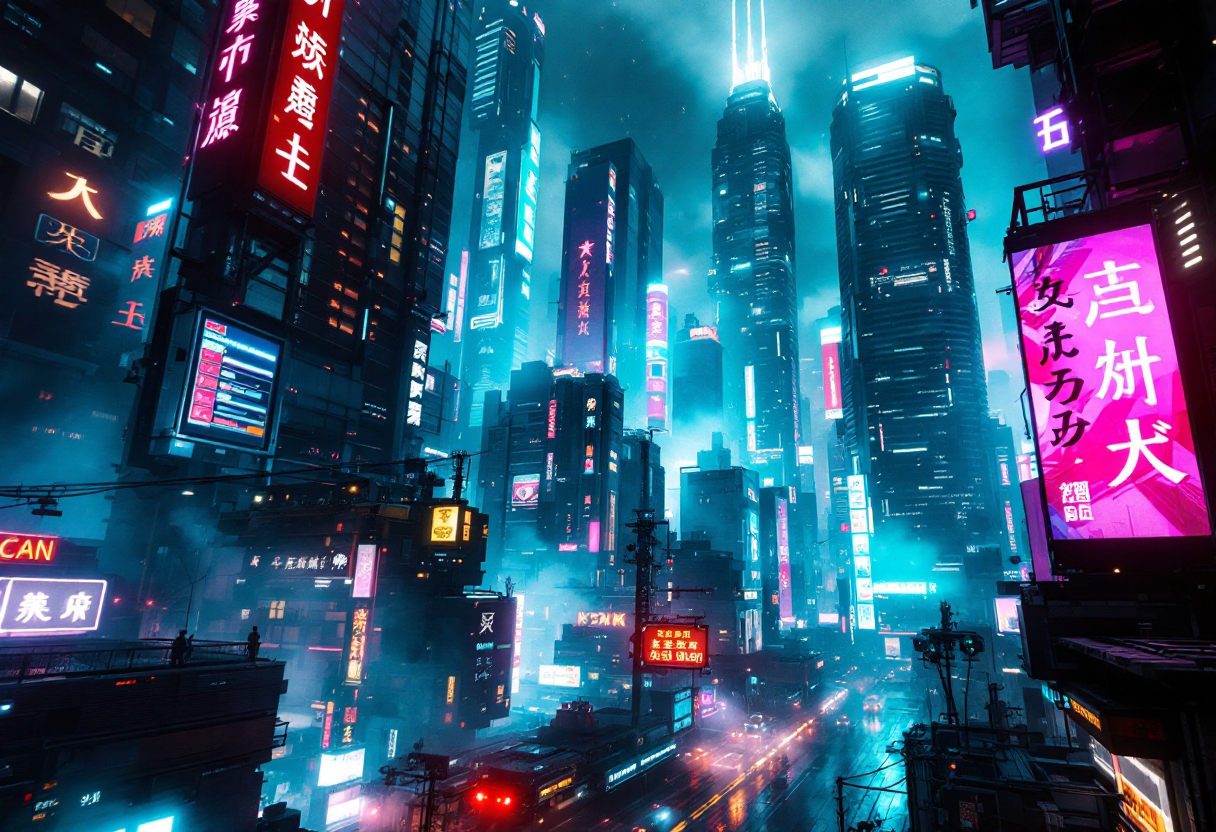 Immagine del gioco Neon Apex con auto futuristiche