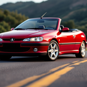 Peugeot 306 Cabrio in un elegante contesto urbano