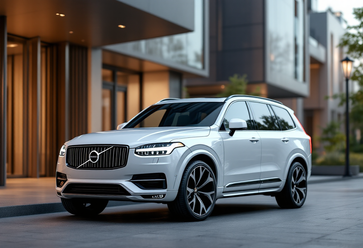 Volvo XC90 restyling con interni moderni e design elegante