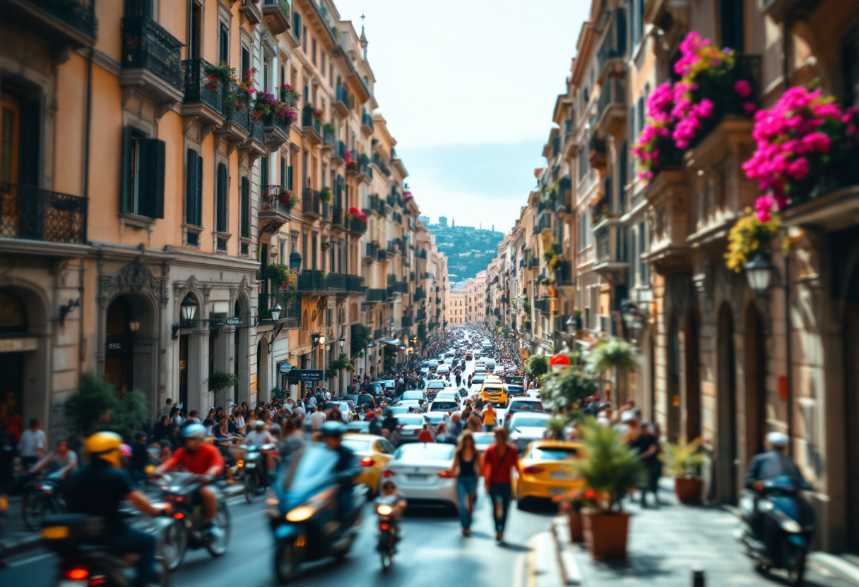 Mappa delle zone a traffico limitato di Napoli