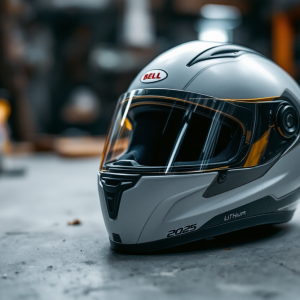 Casco integrale Bell Lithium 2025 per motociclisti in azione