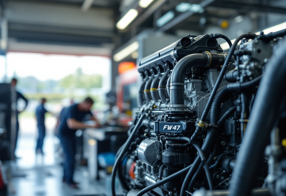 Carlos Sainz al quartier generale della Williams