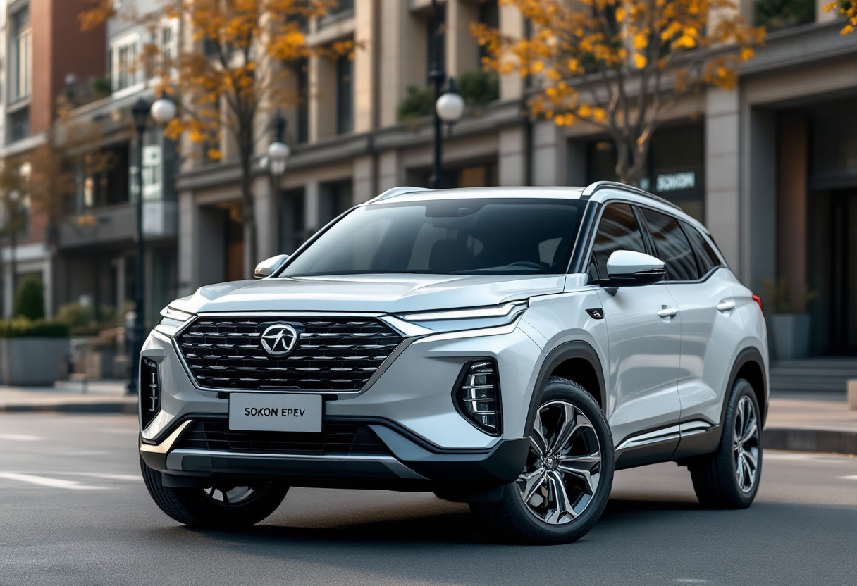 Dongfeng Sokon E5 PHEV, SUV ibrido per il mercato europeo