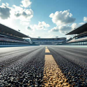 Ferrari in pista durante i test a Barcellona per la stagione 2025