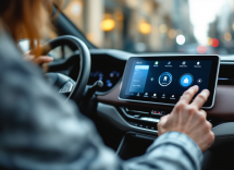 Screenshot dell'interfaccia di Android Auto in uso