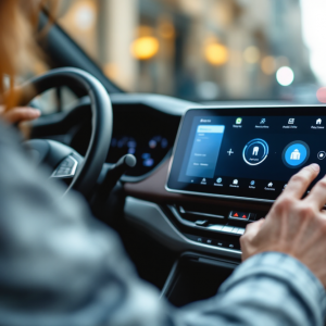 Screenshot dell'interfaccia di Android Auto in uso