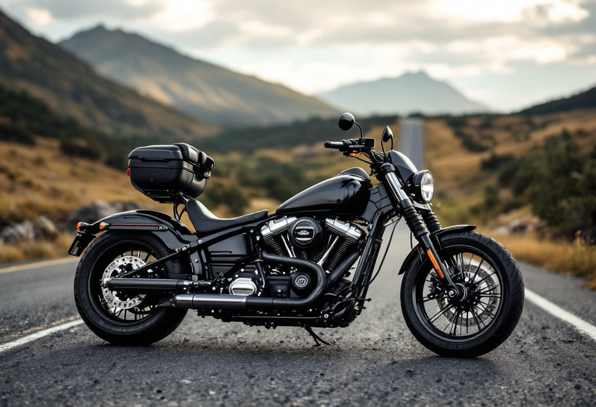 Harley-Davidson Pan America 12 in azione su strada