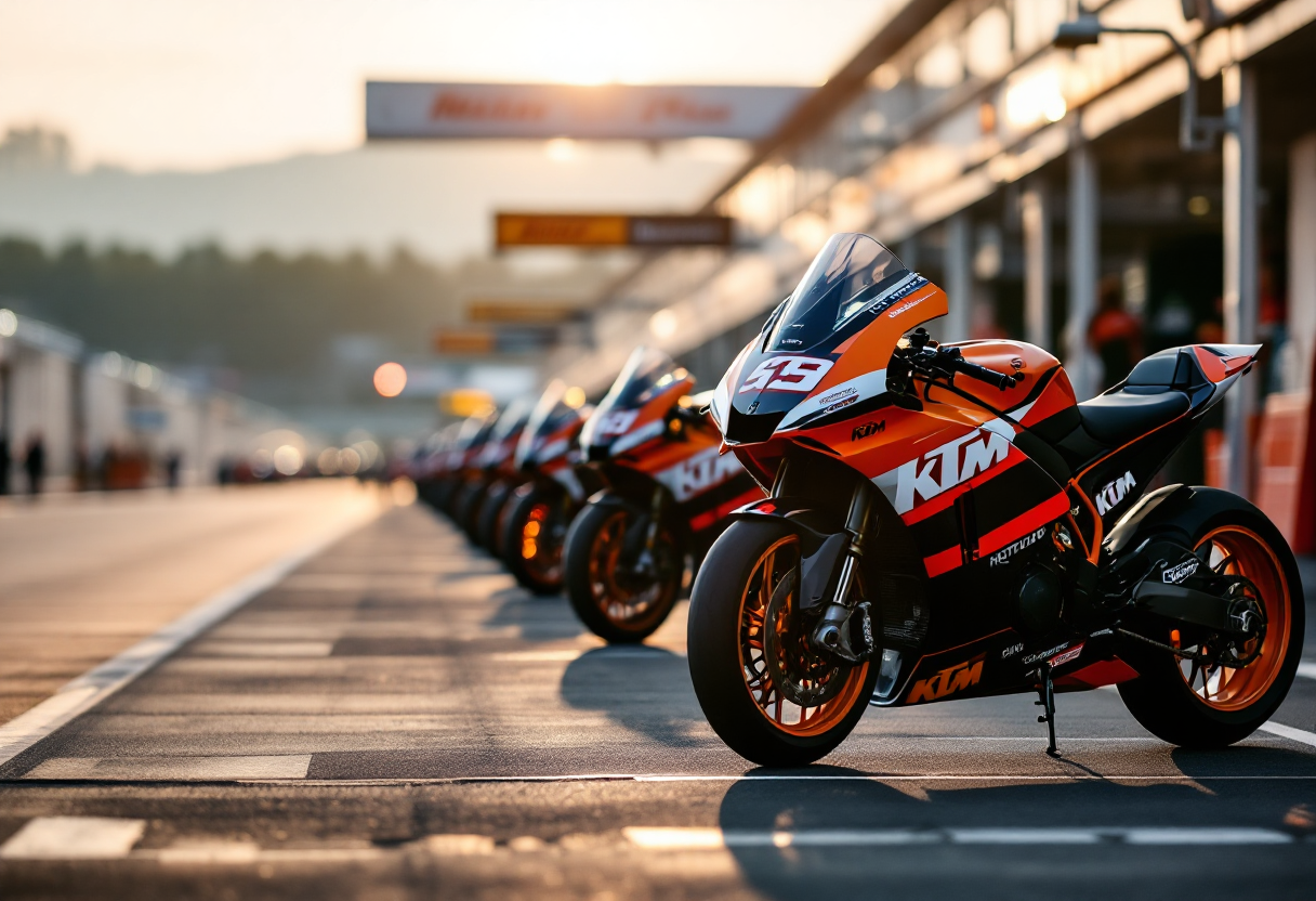 Nuove moto Ktm per il Mondiale MotoGP 2025