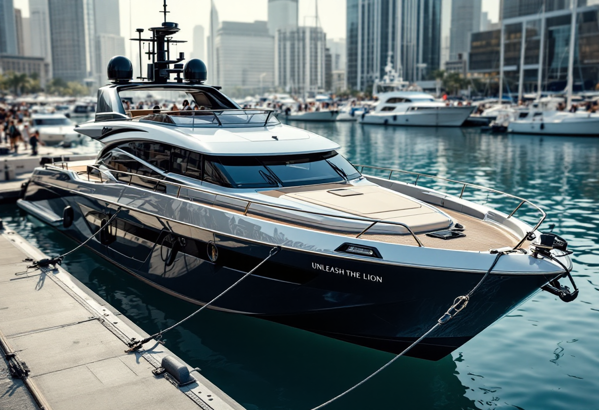 Max Verstappen presenta il suo yacht a Viareggio