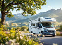 Maxus Traveler RV in un paesaggio europeo mozzafiato