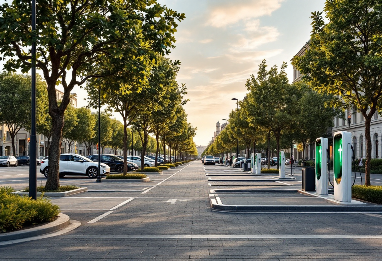 Immagine che rappresenta la mobilità elettrica in Italia