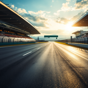 Giovani piloti di Formula 1 in azione durante una gara