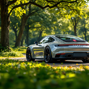 Porsche 911 Carrera S 2025 in un elegante contesto urbano