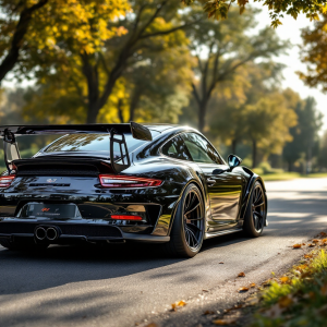 Porsche 911 GT3 RS 997.2 in un elegante colore rosso