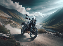 Royal Enfield Himalayan 650 in un paesaggio montano