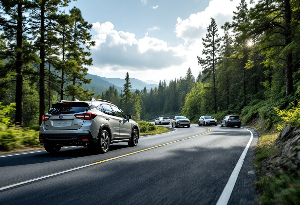 Immagine della nuova Subaru elettrica in arrivo nel 2025