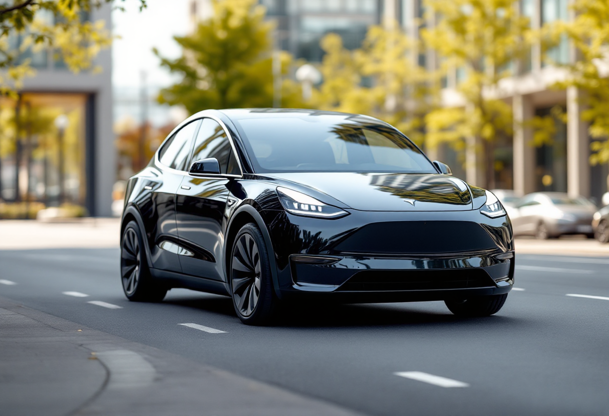 Tesla Model Y 2025, restyling del SUV elettrico