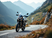 Triumph Tiger Sport 800 2025 in azione su strada