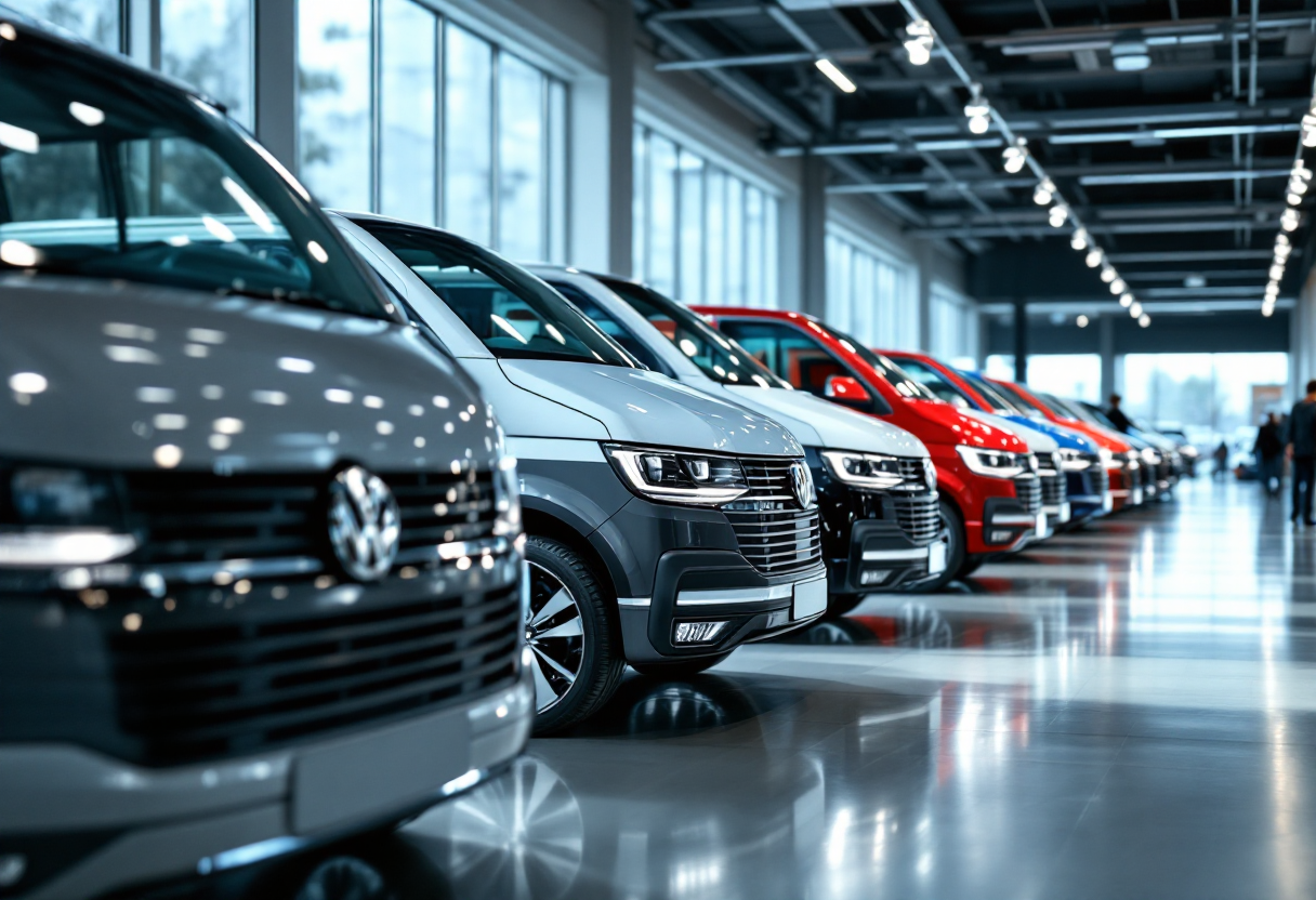 Immagine di veicoli commerciali Volkswagen nel 2024