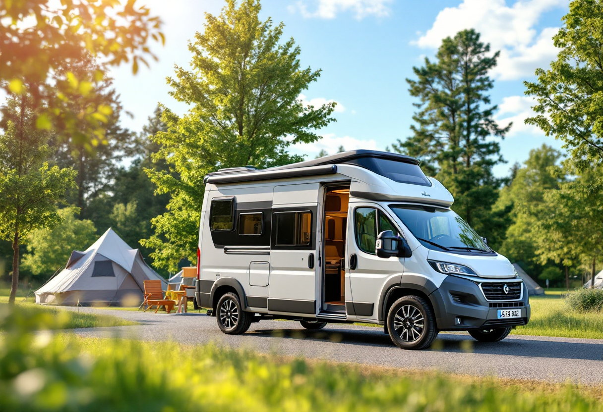 Camper Wingamm Oasi 540.1 in esposizione negli USA