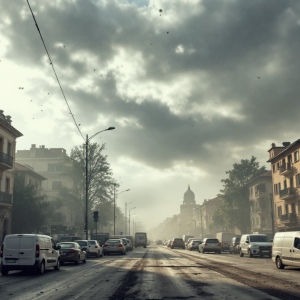 Immagine che rappresenta l'allerta smog in Emilia Romagna