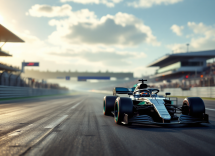 Aston Martin AM25 in pista durante il Mondiale di F1 2025