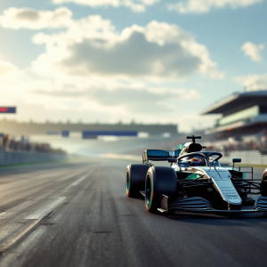 Aston Martin AM25 in pista durante il Mondiale di F1 2025