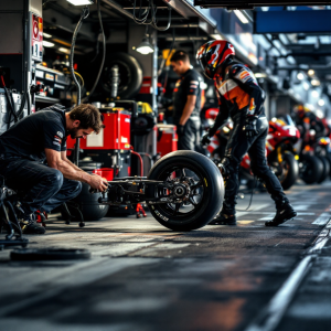 Logo di Lifenet Healthcare e Aprilia Racing in MotoGP