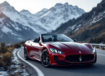 Maserati GranCabrio 490 CV in un elegante contesto