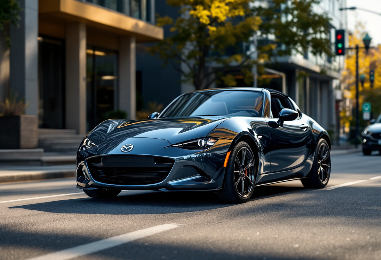 Mazda MX-5 nuova generazione elettrificata in arrivo