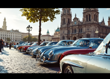 Immagine del Motor Valley Fest 2025 con auto storiche